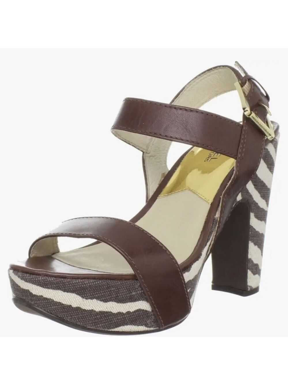 Michael Kors Mocha Platform Sandals